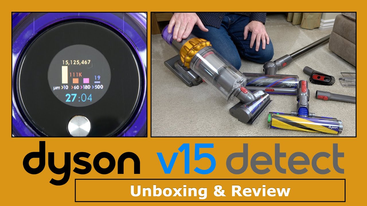 Dyson V15 Detect Absolute Unboxing & First Look Review 