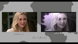 with and without effects - edit comparison | eunoiary