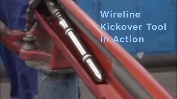 Kickover Tool latches Gas Lift Valve