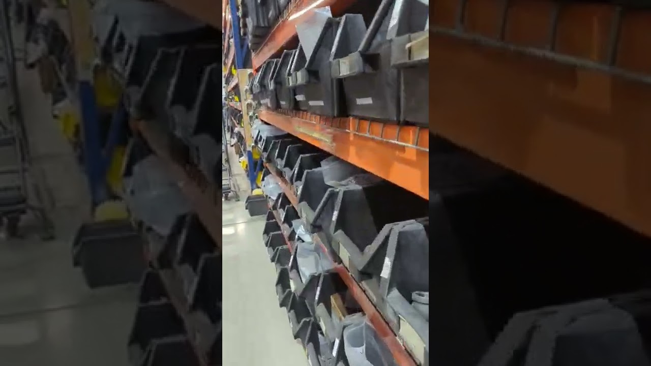 Small Parts Storage Using Pallet Rack