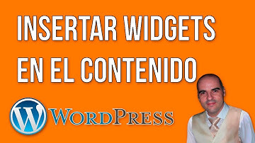 Insertar un widget de WordPress en el contenido (entrada, página, producto)