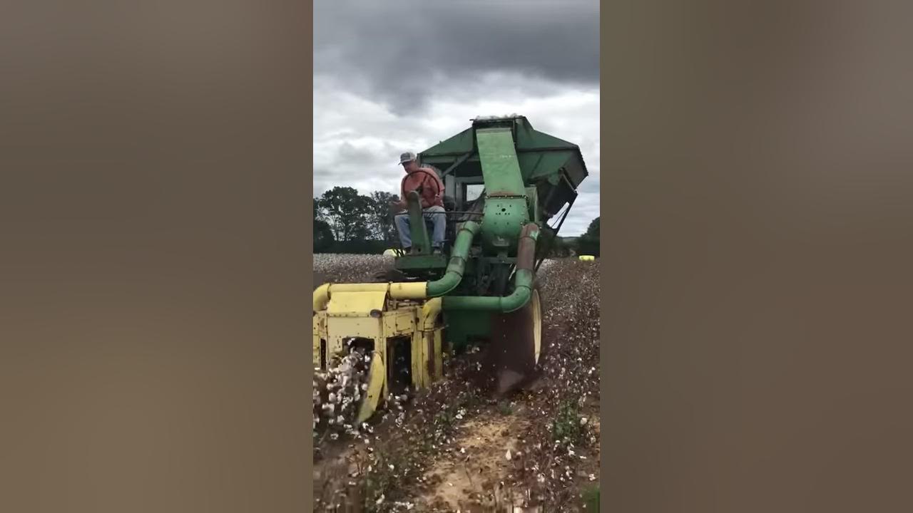 John Deere 22 One Row Cotton Picker - YouTube