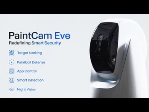 PaintCam - AI Face Recognition & Paintball Security System