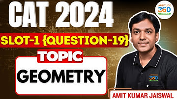CAT 2024 QA SLOT 1 PYQ | Geometry | Detailed Solution & Shortcut | Aptitude360