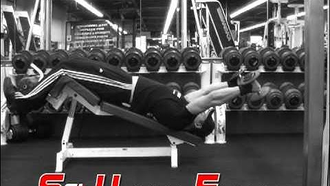 Decline Dumbbell Tricep Extensions