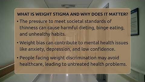 What Is Weight Stigma And Why Does It Matter? - Inside Body Image