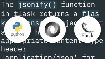 json.dumps vs flask.jsonify