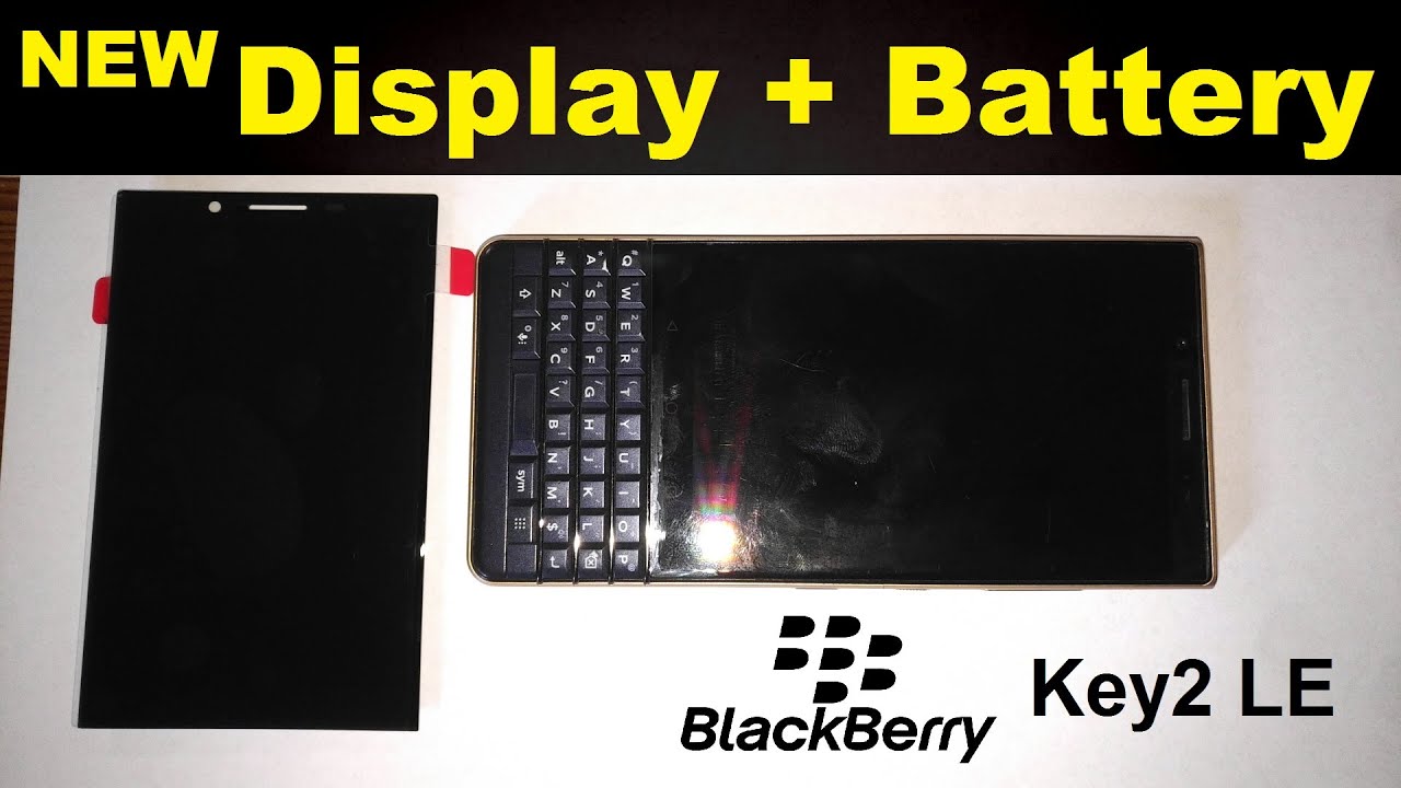 How to replace Display and Battery / Jak vyměnit Display a Baterii - Blackberry Key 2 LE