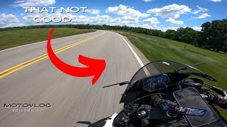 working on leaning on the zx6r (GONE WRONG)