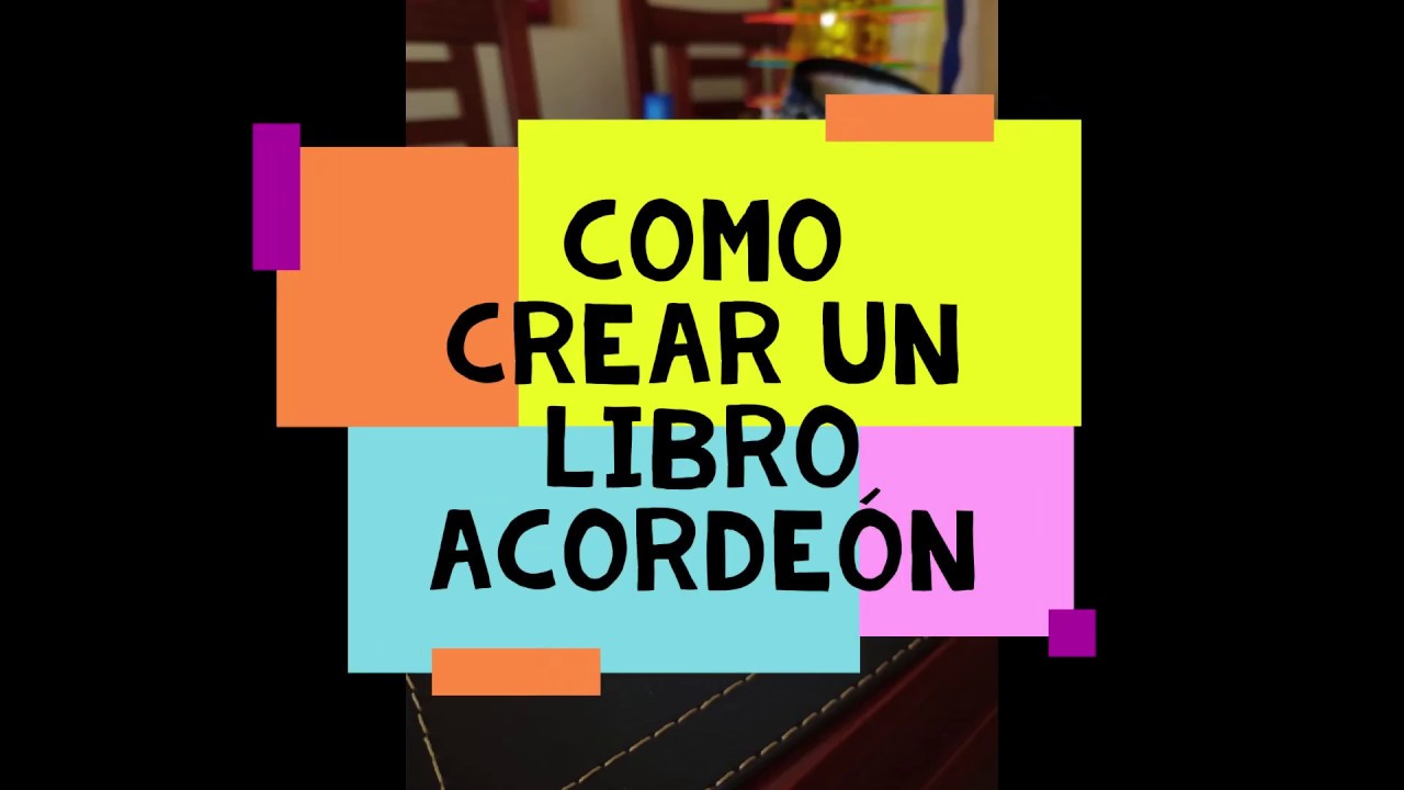 Cómo hacer tu cuento de acordeón - YouTube