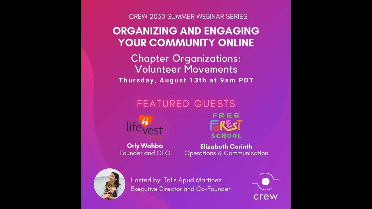 Organizing and Engaging your Community Online: Volunteer Movements