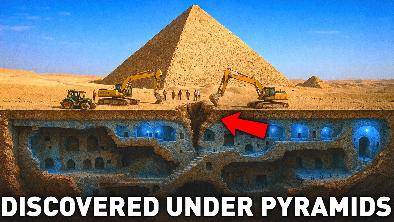 THE TRUTH ABOUT GIZA: Strange Ancient System Discovered Beneath the Pyramids