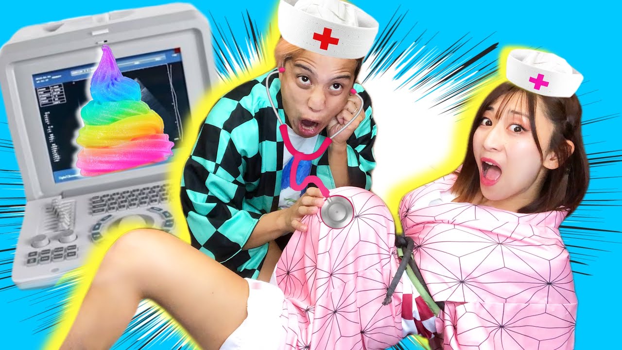 Ребёнок Нэдзуко Родился! Забавный Челлендж для Беременных 👶 | HAPPY DOJO