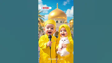 Cute Ai Baby Naat Reciting Video Shorts Islamicshorts 