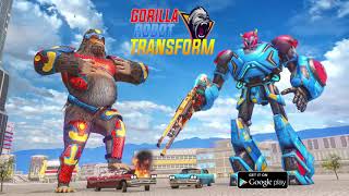 Gorilla Robot Transform: New Robot Wars Games screenshot 3