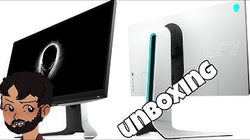 New Alienware AW2720HF 27 Inch FHD IPS LED Edgelight 2019 Monitor Unboxing !!!!