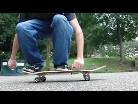 What's the name for the skateboarding trick where the tail of the board is kicked down while jumping, so the board pops?