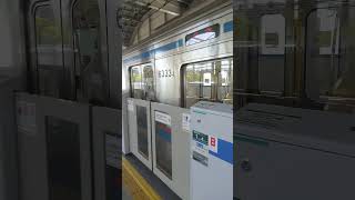 高島平駅｜都営地下鉄三田線（東京都交通局6300形電車6333F）到着。R6/5（板橋区）TOEI MITA LINE Takashimadaira Staton Tokyo JAPAN TRAIN