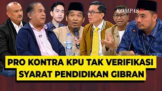 Pro Kontra KPU Tak Verifikasi Syarat Pendidikan Gibran saat Pencalonan Wapres | PARASOT