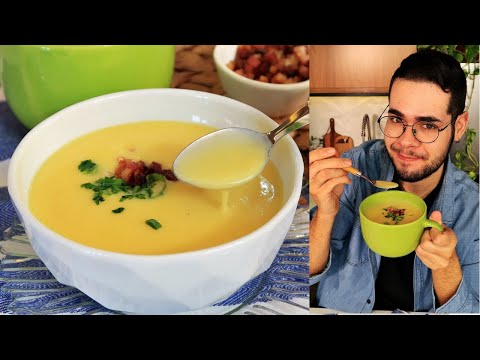 CALDO DE MANDIOQUINHA COM BACON | RECEITA ESPECIAL PARA O INVERNO