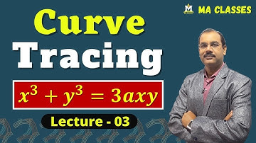Curve Tracing | Curve of x^3 + y^3 = 3axy | Lecture - 03 | MA CLASSES