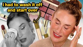 THE MOST CURSED TRYING NEW MAKEUP (it's not their fault) | Lisa Eldridge, MERIT, Chantecaille & MORE
