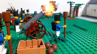 Battle of Waterloo 1815 (LEGO stop motion) part 1 Hougoumont