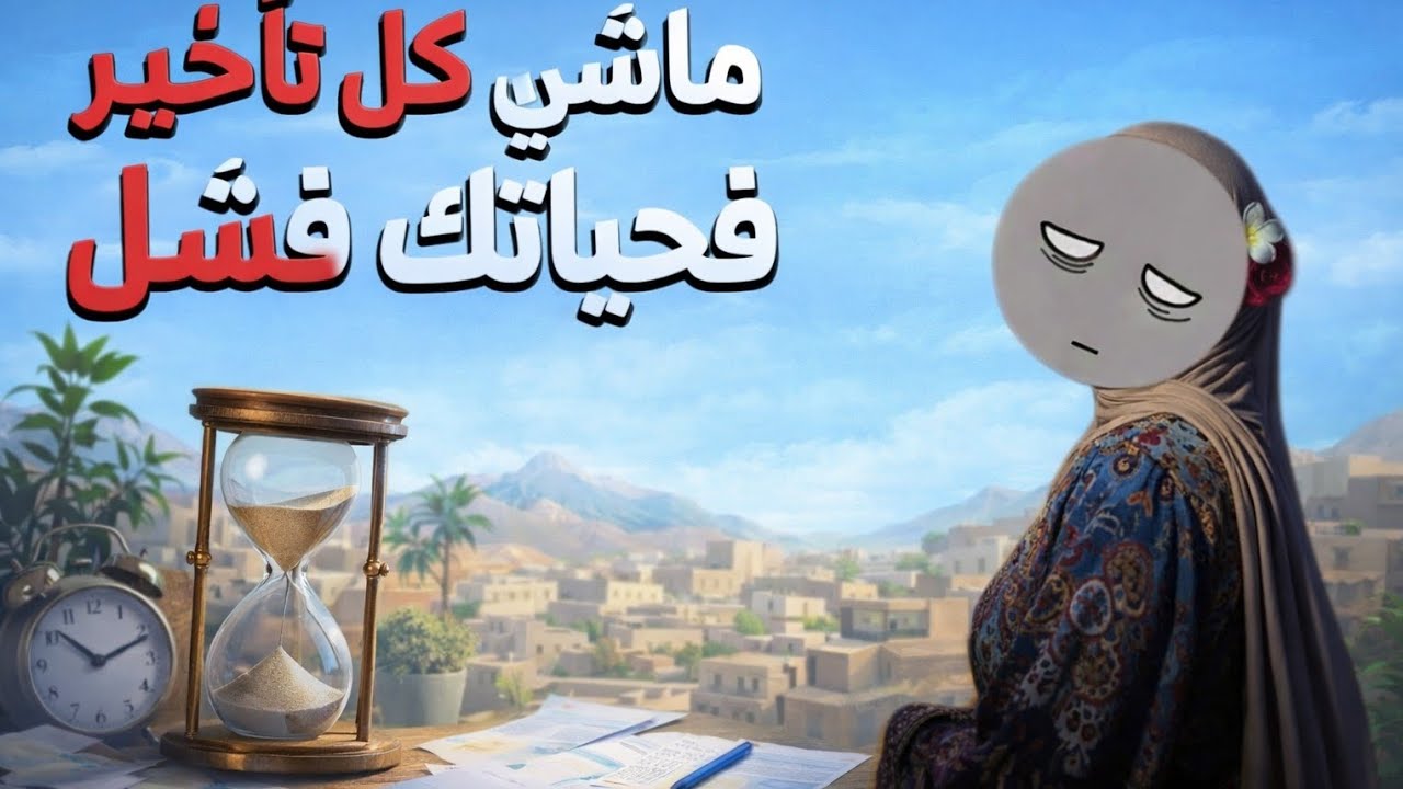 الحلقة الرابعة من أجي ندويو : ماشي كل تأخير فحياتك فشل 