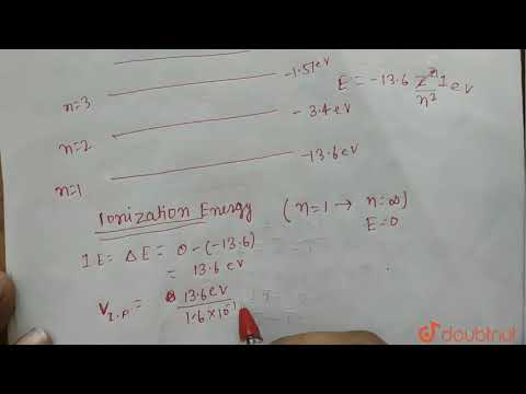 Calculate for a hydrogen atom the ionization potential, the first excitation potential and the