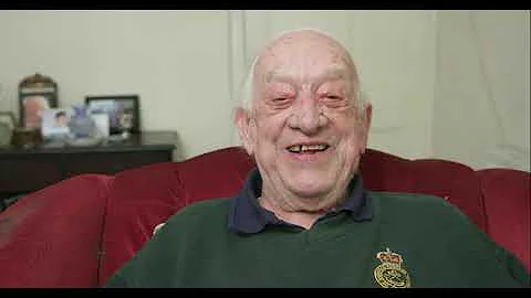 WW2 Tank Commander Stan Perry of the Sherwood Rang...