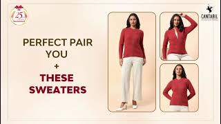 Layer Smart This Winter | Stylish &amp; Long-Lasting Cantabil Sweaters