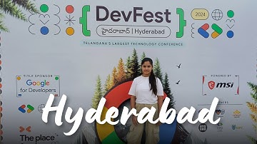 DevFest 2024 in Hyderabad || @GoogleDeveloperGroups  || Vlog