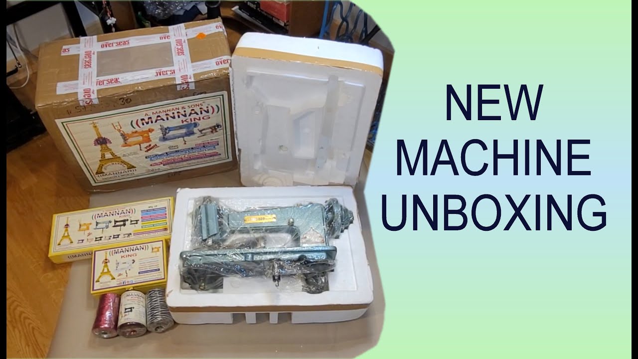 Распаковка вышивальной машины цепного стежка Mannan King