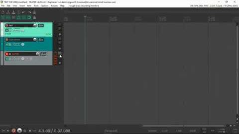How to capture Reaper with OBS and ReaRoute