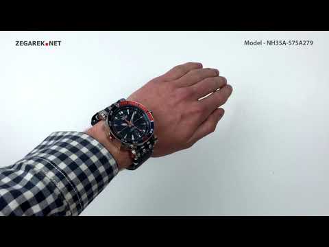 Montre Automatique Vostok Europe Énergie Rocket - Boîtier Bleu Acier Inoxydable, étanche 300m, Référence NH35A-575A279