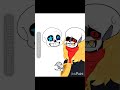 BLUE X RED AU 🫂 #Sans#meme#underfell#underswap#au#cute