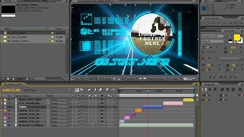After Effects Template Tron Ignition Tutorial | Bluefx