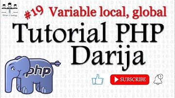 #web_coding_code_darija 19# PHP Les bases de PHP variable global et local