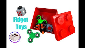 How To Build LEGO Fidget Toys | 4 Fidget Spinners and a Fidget Cube
