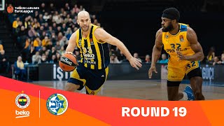Fenerbahce-Maccabi | Round 19 Highlights | 2023-24 Turkish Airlines EuroLeague