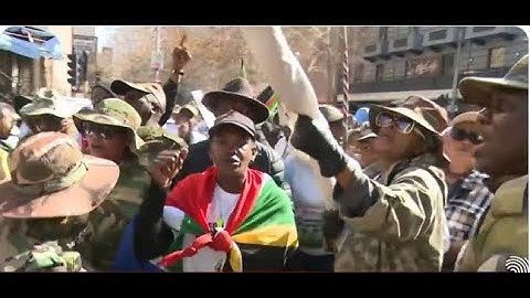 MARCH AGAINST IMMIGRANTS AT SA HEALTH FACILITIES