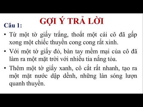 Tập đọc: Bàn tay cô giáo