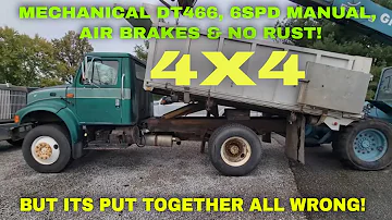 THIS IS IT! DT466, MANUAL TRANS, AIR BRAKES, DOUBLE FRAME....AND DOUBLE FRAME!