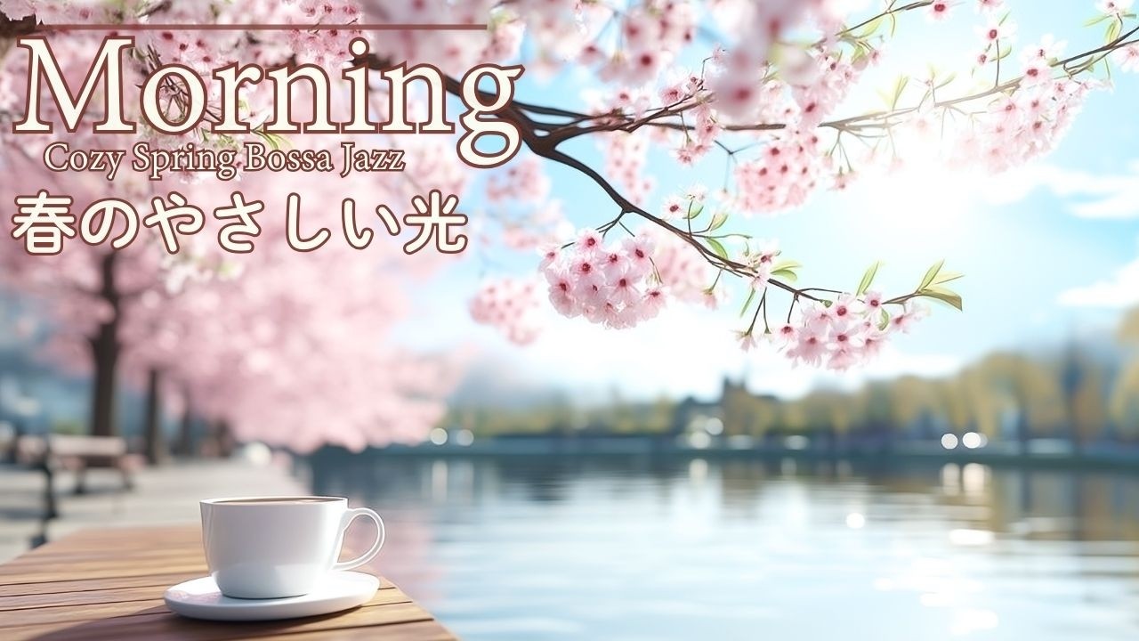 【春カフェ｜ジャズ】やわらかな朝の余白｜気持ちがふっと整う時間　A Soft Spring Morning | Gentle Cafe Jazz for a Calm Start