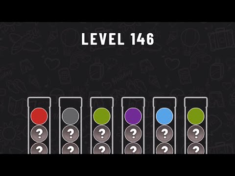 Ball Sort Puzzle Level 146 #ballsortpuzzle #ballsortpuzzlegameplay #puzzlegame #mobilegames