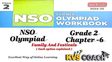 Class 2 || NSO ||SOF|| National Science Olympiads || Chapter 6 || Family And Festivals || #olympiads
