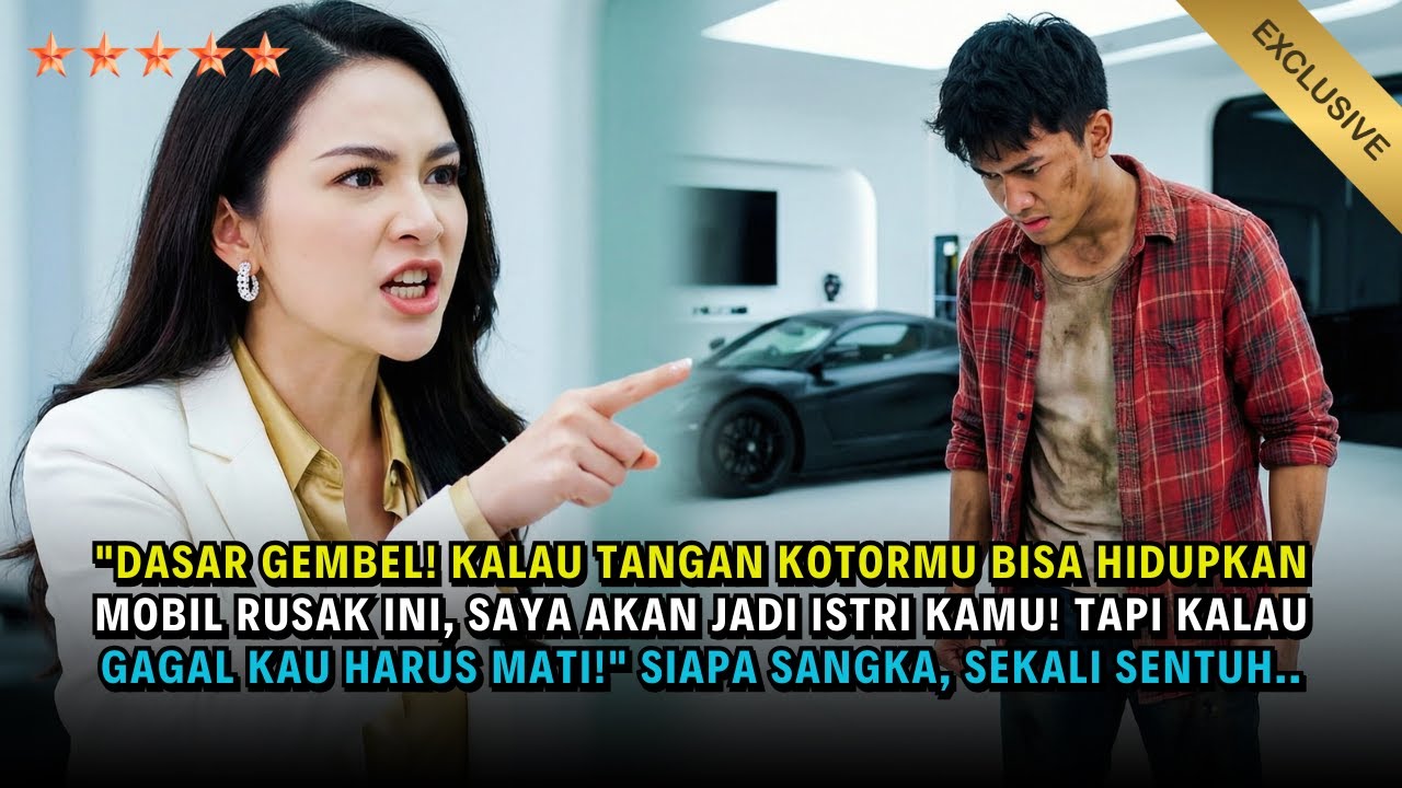 LAMAR TUKANG CUCI MALAH DITANTANG CEO SOMBONG, SEKALI SENTUH MESIN NYALA BOS CANTIK GEMETAR