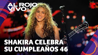 Shakira celebró su cumpleaños 46 entre regalos y serenatas