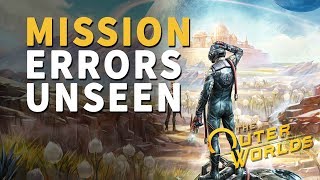 Errors Unseen The Outer Worlds