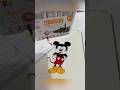 Bringing Mickey Mouse to Life 🎨🐭✨ | Cute Drawing #shorts #drawing #cartoon #disney #mickeymouse